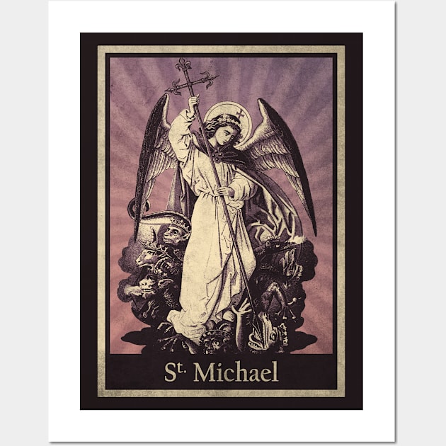 Archangel Michael Wall Art by Benny Bearproof